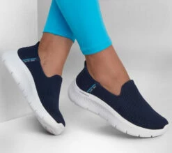 Skechers Slip-Ins Go Walk Flex Relish -UK Shoe Sales 2024 124963 nvy b
