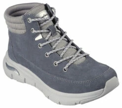 Skechers Arch Fit Smooth Comfy Chill High Top Boot -UK Shoe Sales 2024 167373 gry f