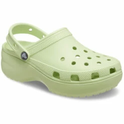 Crocs Classic Platform Clog -UK Shoe Sales 2024 206750 crocs classic platform clog 355 celery 5