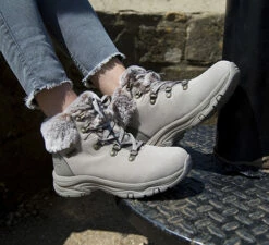 Skechers Trego Falls Finest -UK Shoe Sales 2024 broadway tower skechers trego finest taupe 5