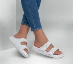 Skechers Foamies Arch Fit Cali Breeze 2.0 -UK Shoe Sales 2024 calibreeze white lifestyle 1