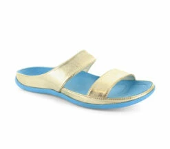 Strive Chia -UK Shoe Sales 2024 chia light gold blue angled