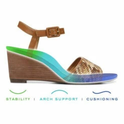 Vionic Pyrite Clarita -UK Shoe Sales 2024 clarita brown 3zone