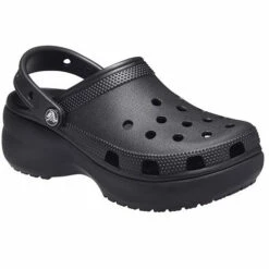 Crocs Classic Platform Clog -UK Shoe Sales 2024 classic platform clog black 3