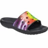 Crocs Classic Tiedye Graphic Slide -UK Shoe Sales 2024 classic tyedye slide blackmulti 6