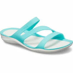 Crocs Swiftwater Sandal -UK Shoe Sales 2024 crocs swiftwatersandal poolwhite 5