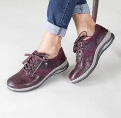 Fidelio Haley II Sneaker -UK Shoe Sales 2024 fidelio haley ii sneaker wine 007 2 5