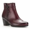 Gabor Ela Ankle Boot -UK Shoe Sales 2024 gabor ela ankle boot bordeaux chiffon micro bordeaux effekt 5