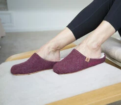 Hush Puppies Good Slipper -UK Shoe Sales 2024 hush puppies the good slipper burgundy stoneyend 4 4