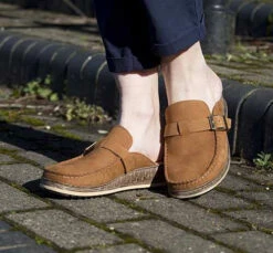 Hush Puppies Sorcha Mule -UK Shoe Sales 2024 hushpuppies sorchamule tan lifestylemk 4