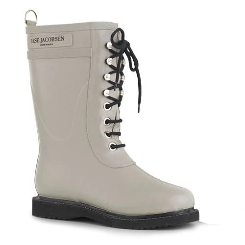 Ilse Jacobsen Rubber Wellington Mid Lace 3 Ilse Jacobsen Rubber Wellington Mid Lace