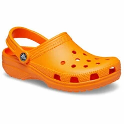 Crocs Classic Clog -UK Shoe Sales 2024 orange zing. 5