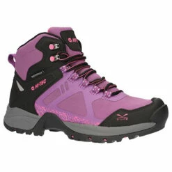 Hi Tec V-Lite Psych Mid WP 5 Hi Tec V-Lite Psych Mid WP -UK Shoe Sales 2024 v litepyschwp w violetblackfuchsialightgrey 01 900x
